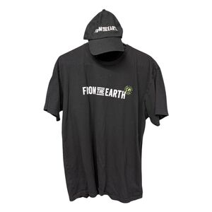 From The Earth Black Logo Tee & Cap Set